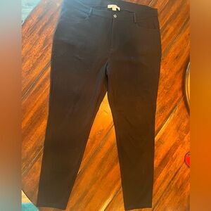 MICHAEL Michael Kors Women's Black Chinos size 14W